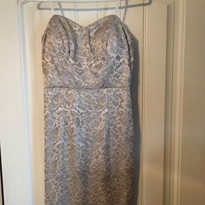 Strapless Lace Dress